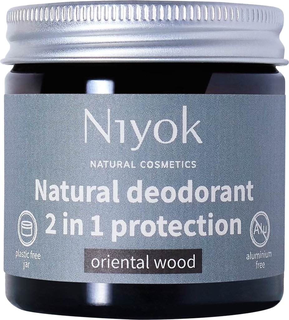 Niyok Natuurlijke Deodorant Oriental Wood, 40 ml