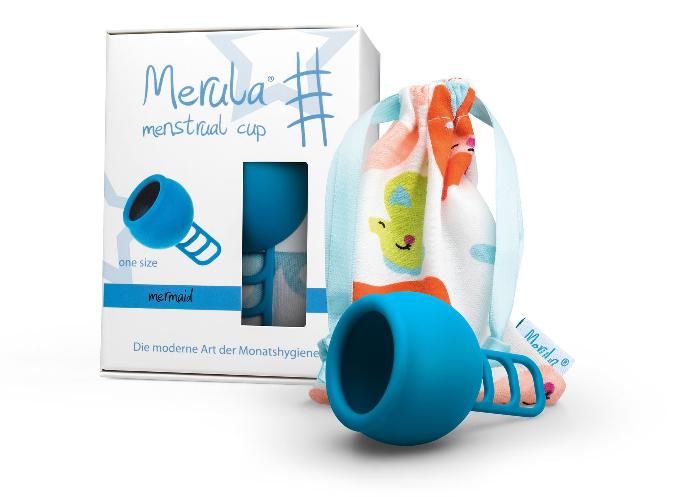Merula menstruatiecup blauw