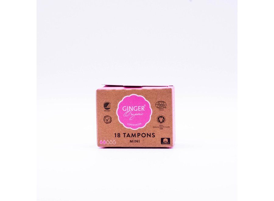 Ginger Organic tampons mini 18 pcs