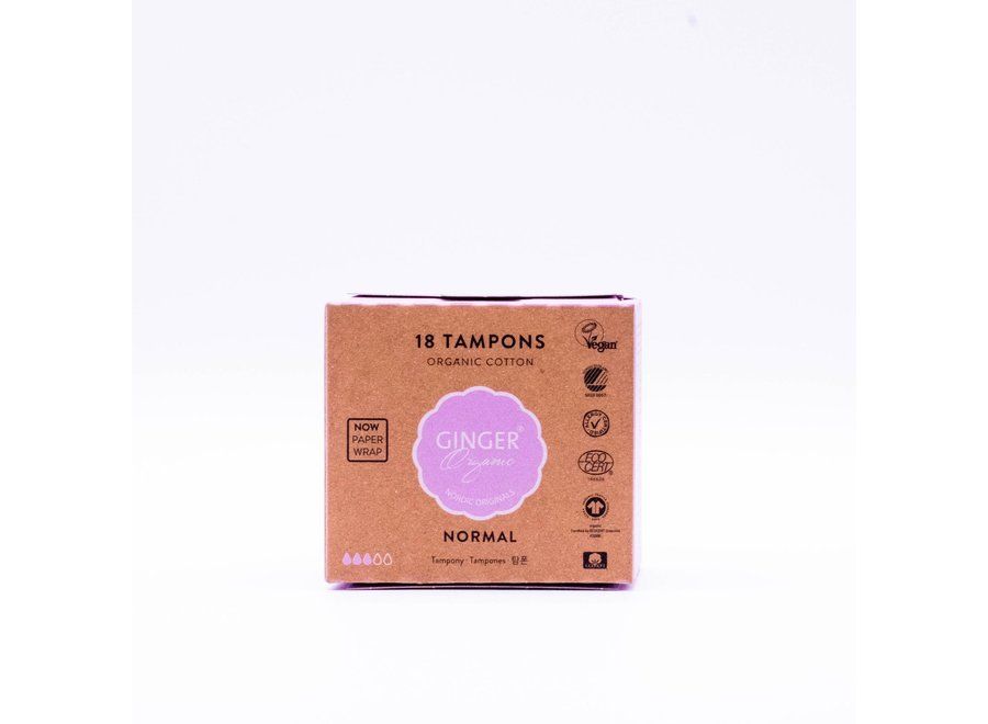 Ginger Organic tampons normal 18 pcs