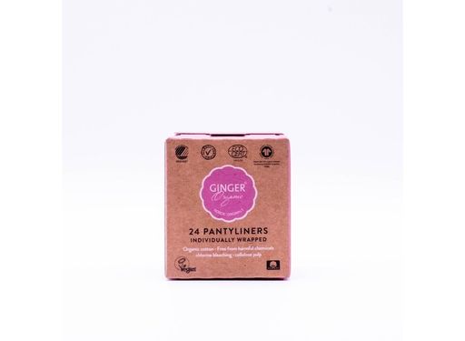 Ginger Organic inlegkruisjes individueel verpakt 24 pcs