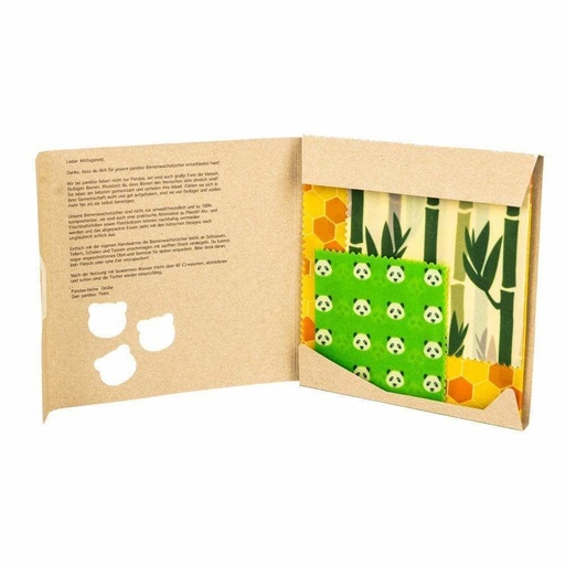 Pandoo bee wraps startersset 3 pcs.