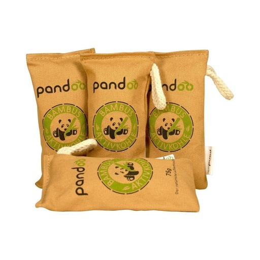 Pandoo bamboe luchtverfrisser 75 gr.4-pack