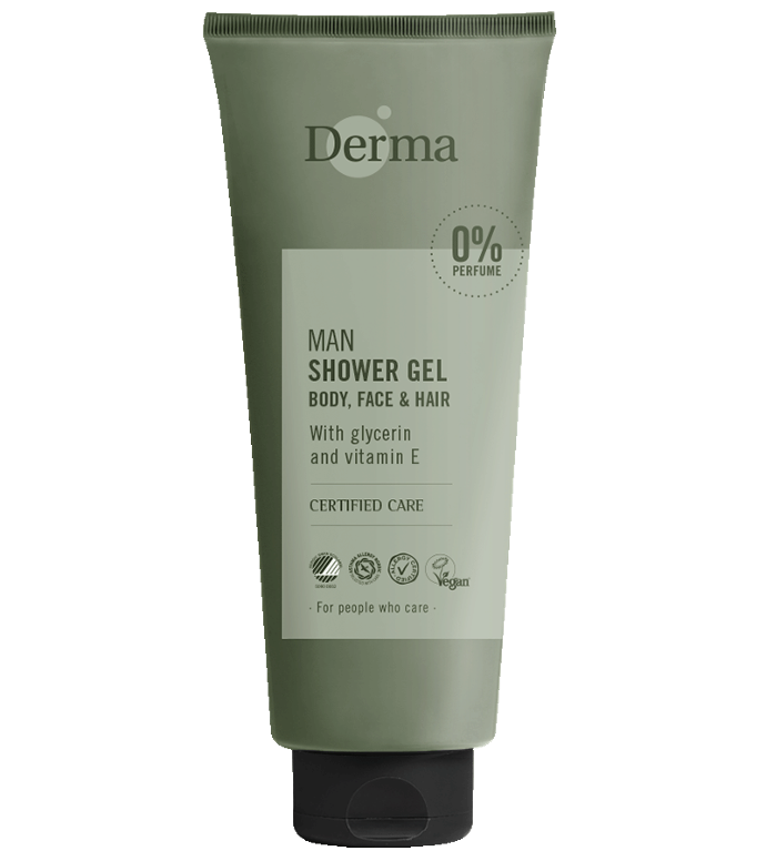 Derma Man Duschgel – Körper, Gesicht & Haar 350 ml