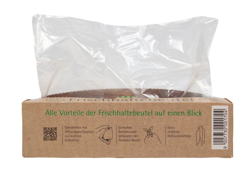 [SB-4-25-NB] Natura compostable foodbags 25 x 4 liter