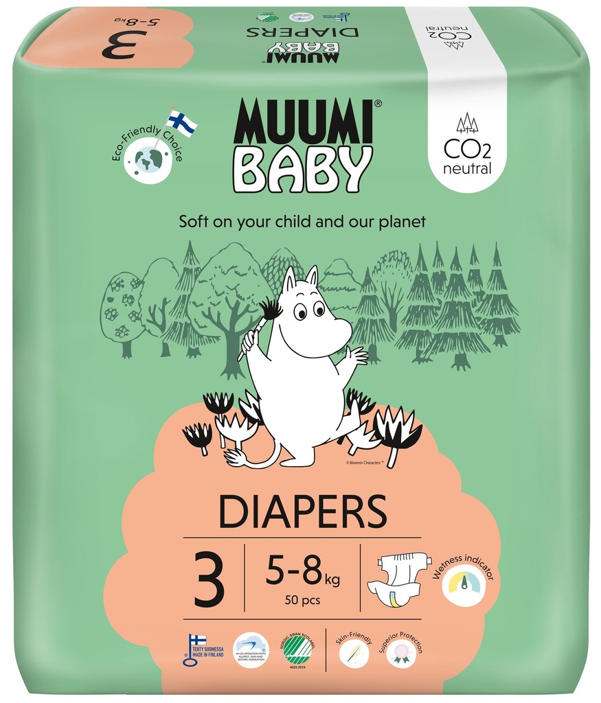 Moomin Baby luiers maat 3   48 pcs. 5-8 kg