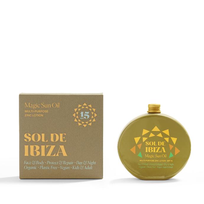 [SDLG15100] Sol de Ibiza beschermende en herstellende zonneolie SPF15 100ml