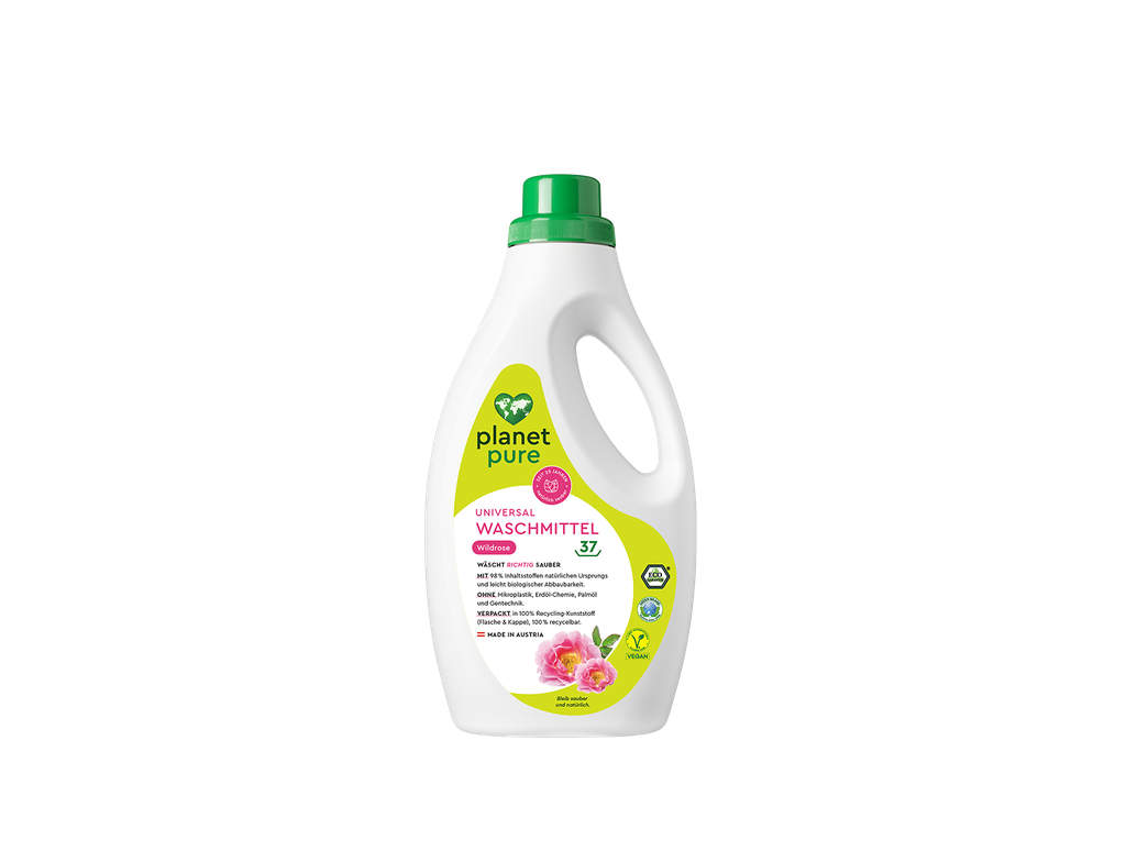 Planet Pure universelles Flüssigwaschmittel Wild Rose 1,48L