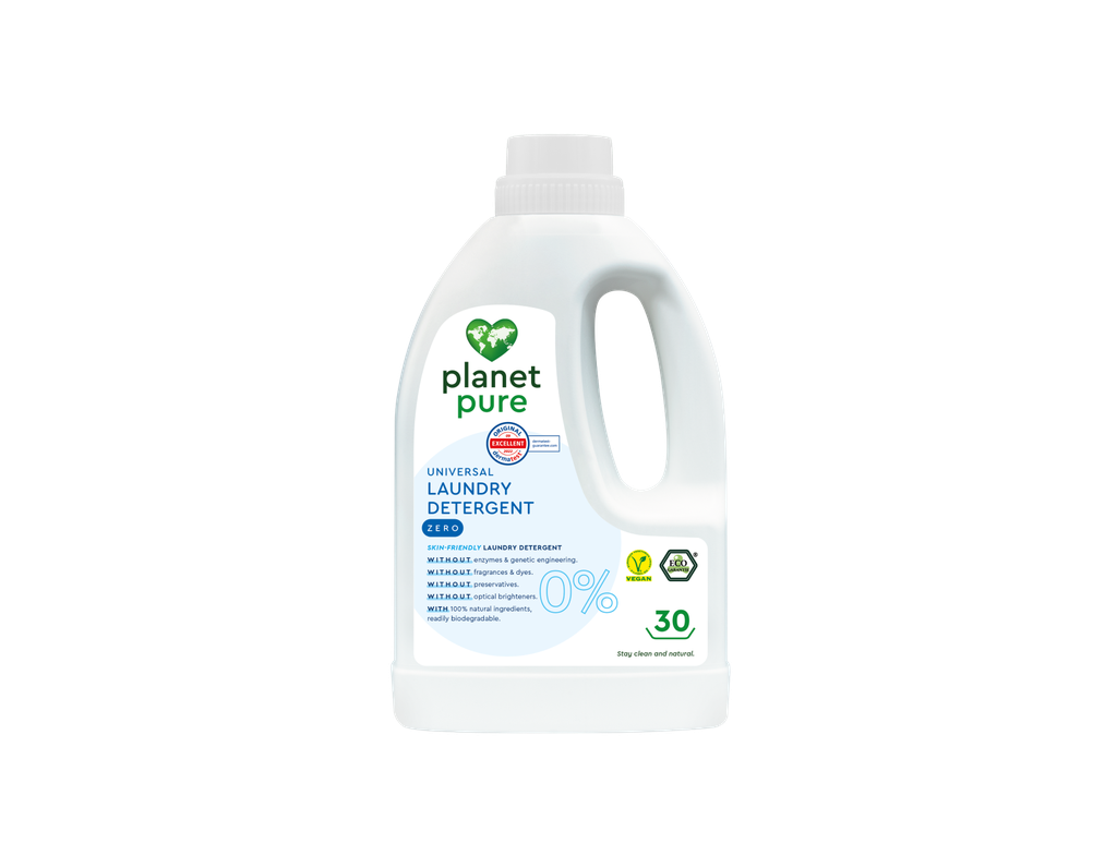 Planet Pure universeel vloeibaar wasmiddel 0% ZERO 1,5L