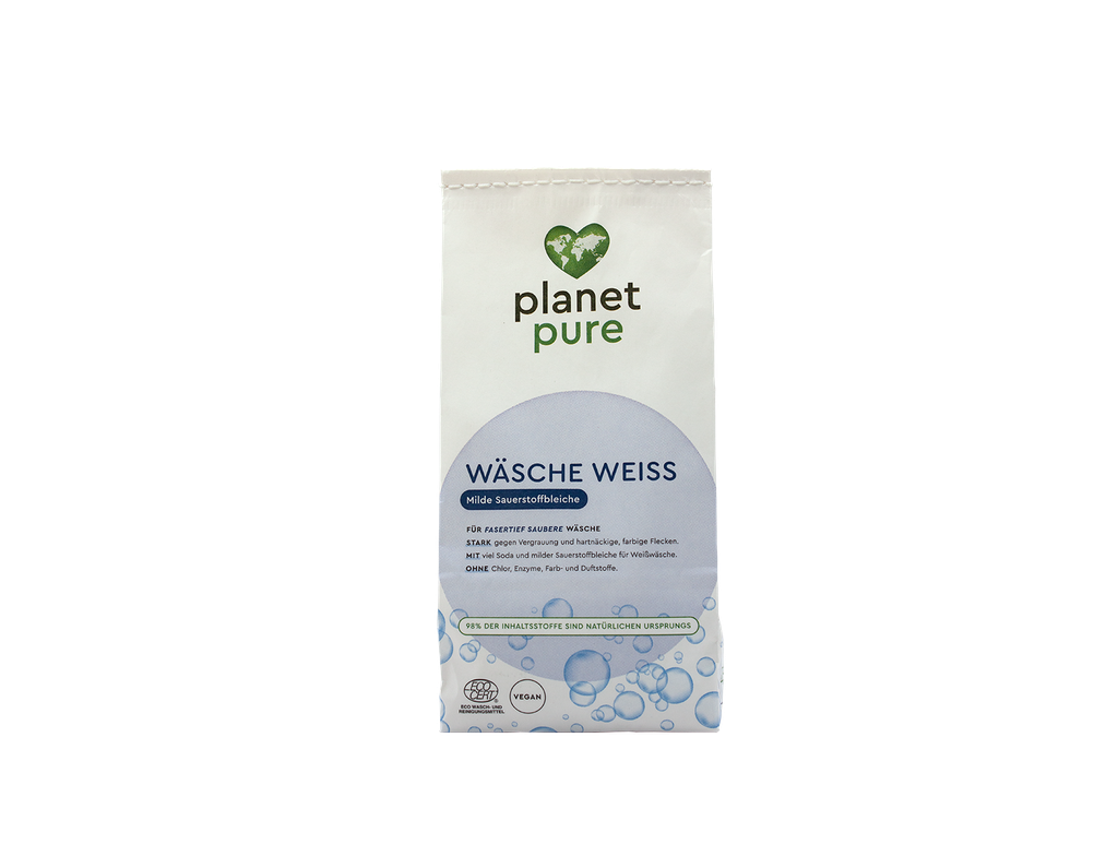 Planet Pure vlekverwijderaar poeder voor de witte was 450 g 