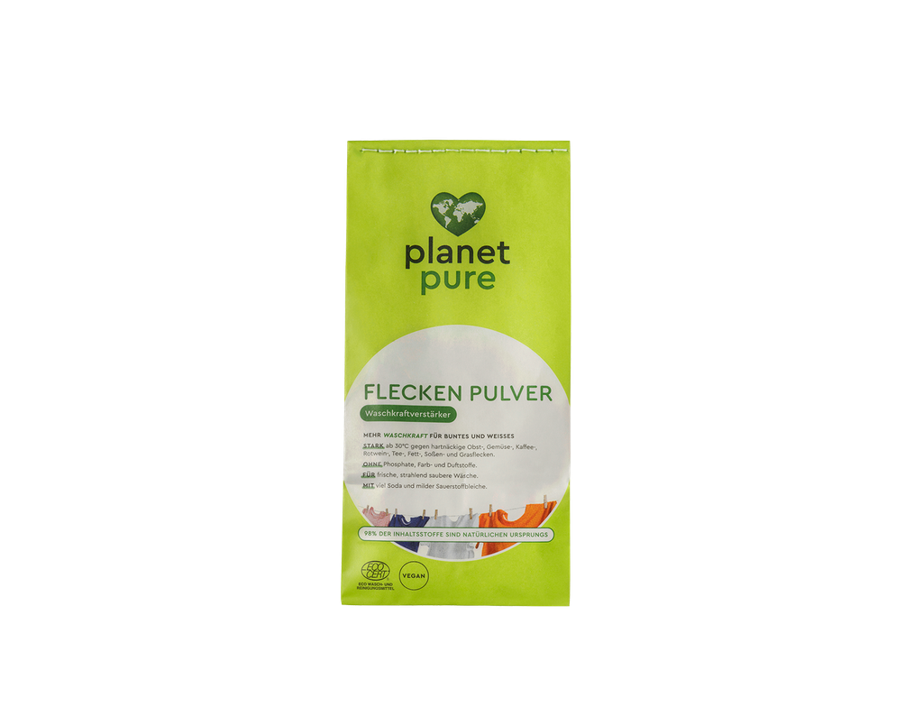 Planet Pure Fleckentfernerpulver für farbige Wäsche 450 g 
