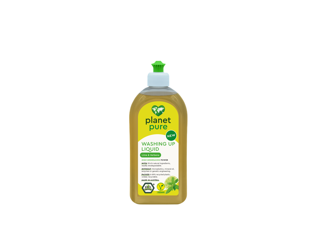 [SHLV500] Planet Pure afwasmiddel Lime & Verbena 500 ml