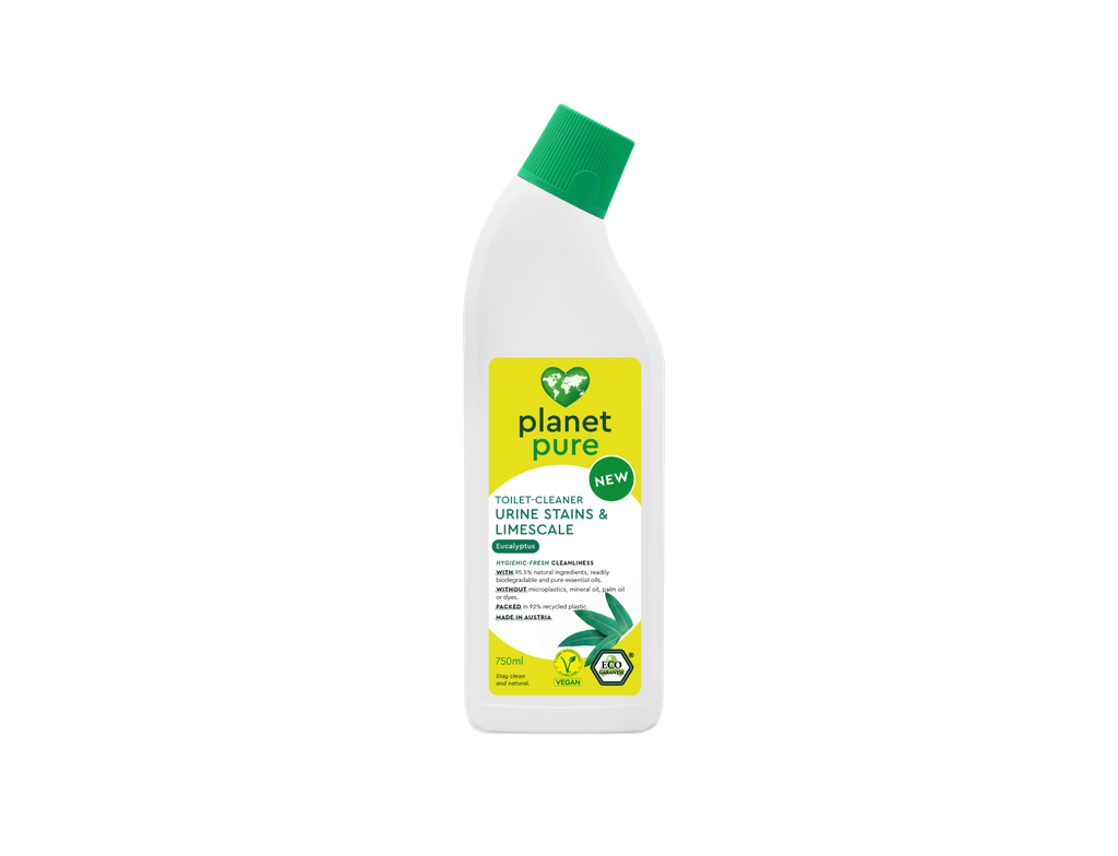 Planet Pure Toilet cleaner limescale & mineral deposits Eucalyptus 750 ml