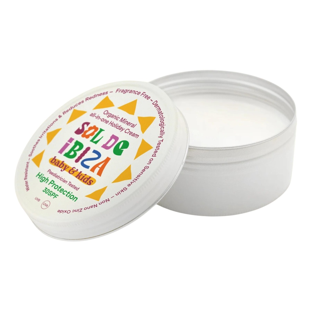 [SDI-30-MTB-EN] Sol de Ibiza Baby & Kids Alles-in-een beschermende crème SPF30 Mini 30gr.