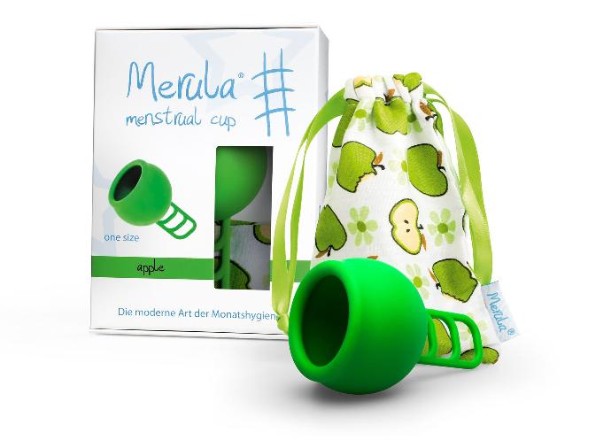 Merula menstruatiecup groen