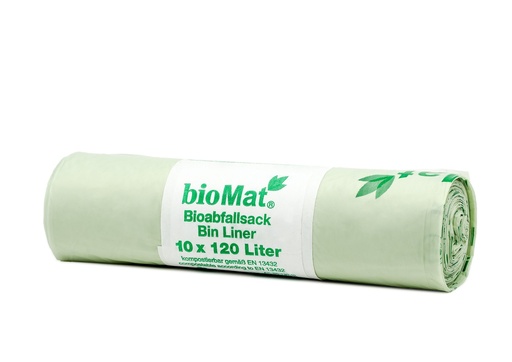 [BS-120140-10] BioMat composteerbare afvalzakken 10 x 120/140 liter