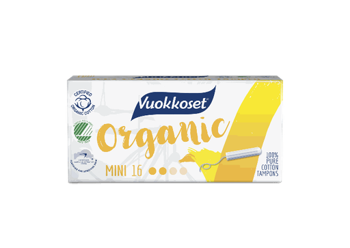 [88915] Vuokkoset tampons organic cotton mini 16 pcs