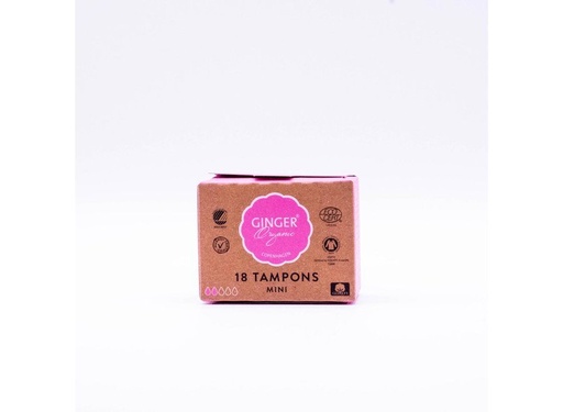 [403] Ginger Organic tampons mini 18 pcs