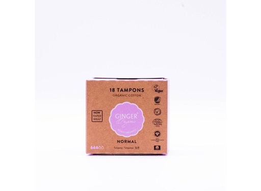 [404] Ginger Organic tampons normal 18 pcs