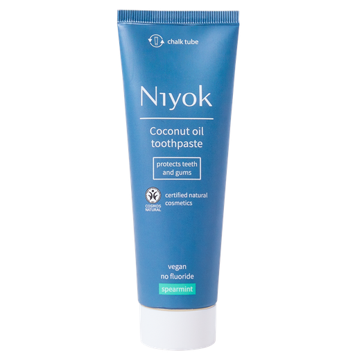 [3204NIY] Niyok Kokosnussöl-Zahnpasta – Grüne Minze, 75 ml