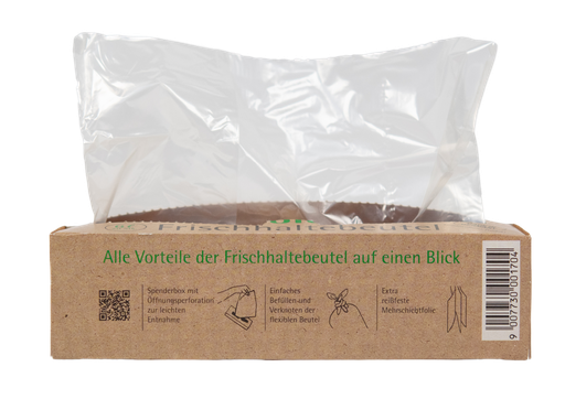 [SB-4-25-NB] Natura compostable foodbags 25 x 4 liter