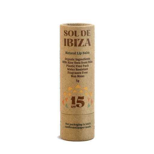 [SDLLS15] Sol de Ibiza natuurlijke lippenbalsem SPF15 5gr.