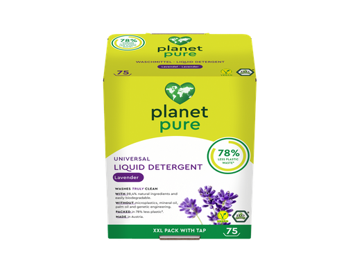 [WL75BB] Planet Pure Universelles-Flüssigwaschmittel Lavendel Bag-in-Box 3L