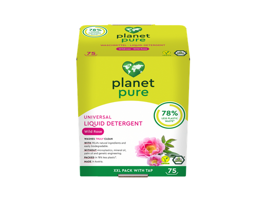[WWR75BB] Planet Pure universelles Flüssigwaschmittel Wild Rose Bag-in-Box 3L