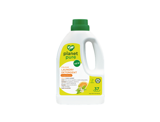 [WOB37] Planet Pure vloeibaar wasmiddel voor de gekleurde was Orange Blossom 1,48L